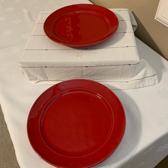 Pottery Barn Cambria Handcrafted Stoneware Salad Plates 2 plates have two sets - Picture 2 of 5